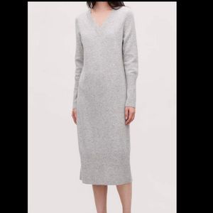 Gorgeous LONG WOOL-KNIT JUMPER DRESS